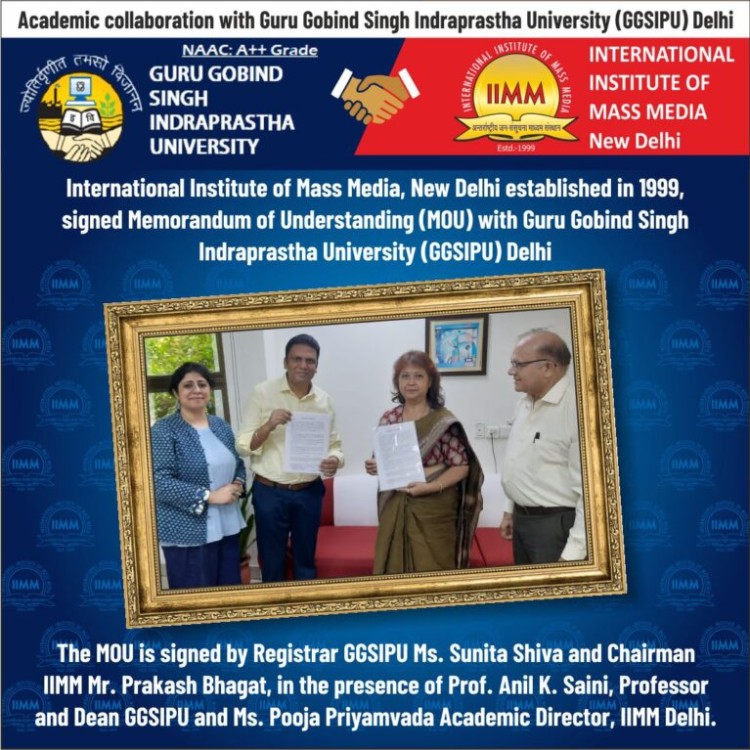 ACADEMIC COLLABORATION WITH GGSIPU ( IP UNIVERSITY DELHI) IN AUGUST 2023