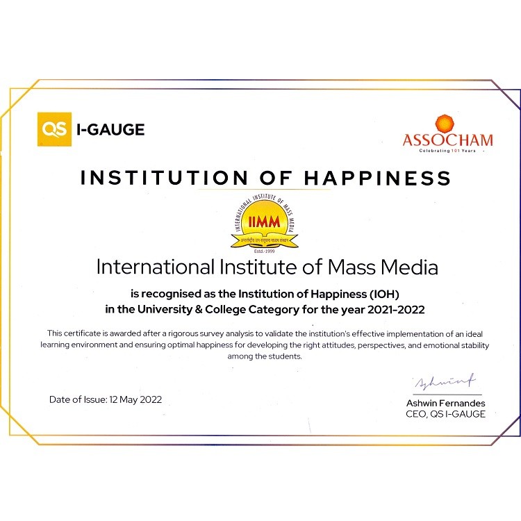 INSTITUTION OF HAPPINESS